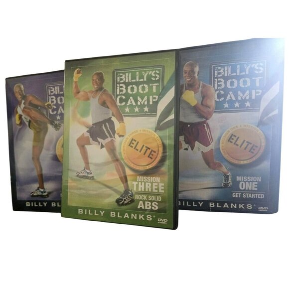 Billys Boot Camp Elite DVD Set: Get Started Maximum Power & Rock Solid Abs - Picture 1 of 4